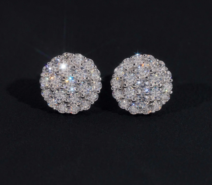 5mm Clustered Stud Earrings