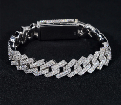 Two Row Cuban Link Bracelet