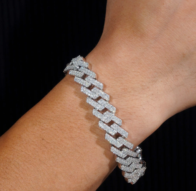 Two Row Cuban Link Bracelet