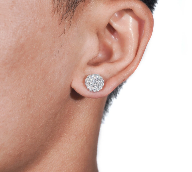 5mm Clustered Stud Earrings